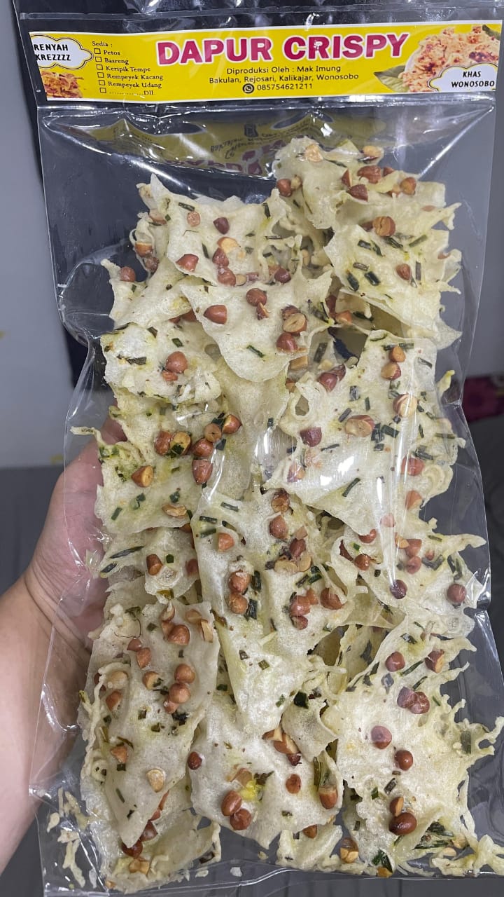 Peyek Kacang Tanah Dapur Crispy Desa Rejosari